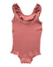 A Pink Sleeveless Bodysuits from Minimalisma in size 12-18M for girl. (Back View)