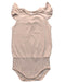 A Peach Sleeveless Bodysuits from Minimalisma in size 6-12M for girl. (Front View)
