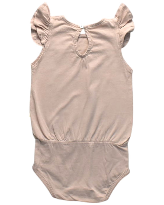 A Peach Sleeveless Bodysuits from Minimalisma in size 6-12M for girl. (Back View)