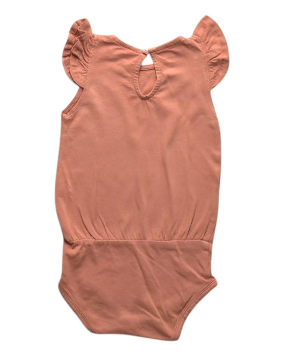 A Peach Sleeveless Bodysuits from Minimalisma in size 6-12M for girl. (Back View)