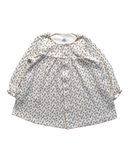 A Multicolour Long Sleeve Dresses from Petit Bateau in size 6-12M for girl. (Front View)
