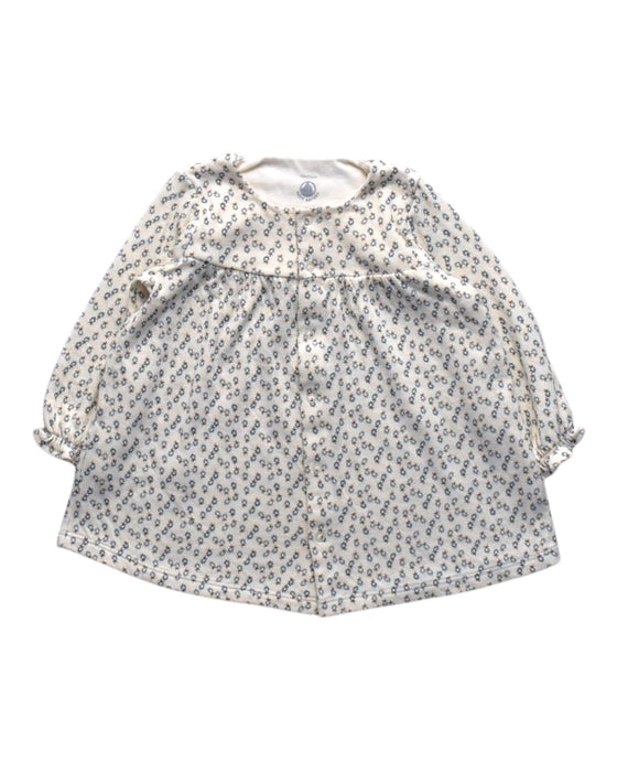 A Multicolour Long Sleeve Dresses from Petit Bateau in size 6-12M for girl. (Front View)