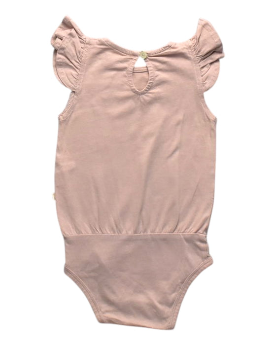 A Peach Sleeveless Bodysuits from Minimalisma in size 6-12M for girl. (Back View)