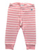 A Pink Leggings from Polarn O. Pyret in size 6-12M for girl. (Front View)