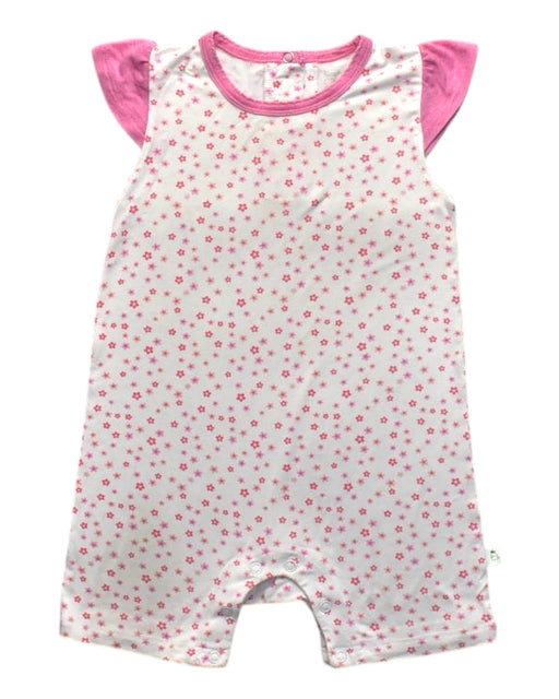 A Pink Sleeveless Rompers from Simply Life in size 6-12M for girl. (Front View)