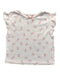 A White Short Sleeve Tops from Gingersnaps in size 12-18M for girl. (Front View)