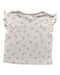 A White Short Sleeve Tops from Gingersnaps in size 12-18M for girl. (Back View)