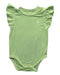 A Green Short Sleeve Bodysuits from Raph and Remy in size 6-12M for girl. (Front View)