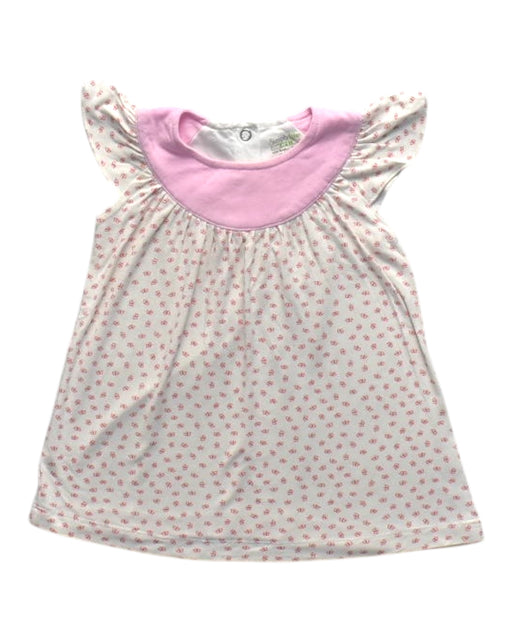A Pink Short Sleeve Dresses from Simply Life in size 3-6M for girl. (Front View)