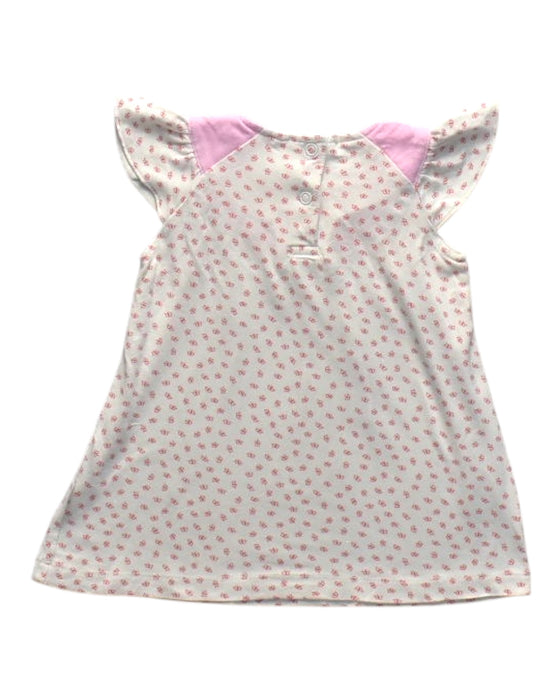 A Pink Short Sleeve Dresses from Simply Life in size 3-6M for girl. (Back View)