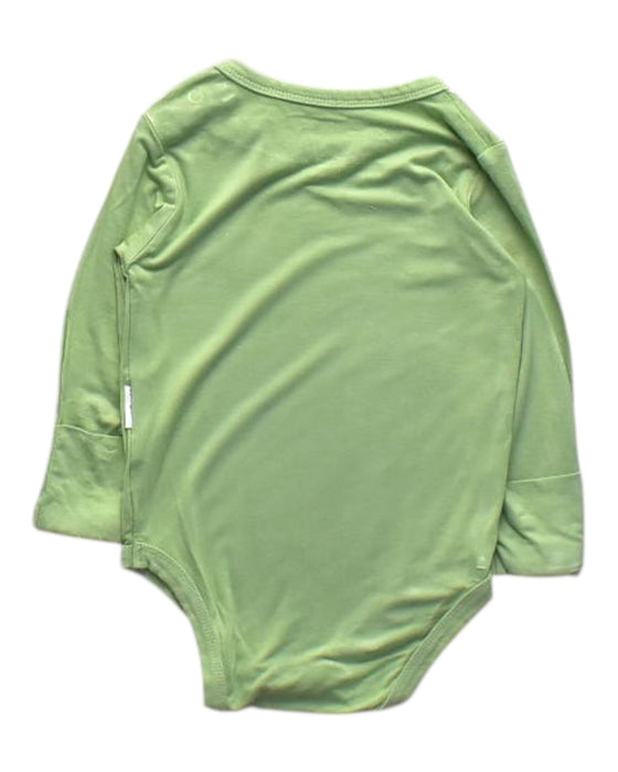 A Green Long Sleeve Bodysuits from Raph and Remy in size 6-12M for girl. (Back View)