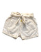 A Ivory Shorts from Gingersnaps in size 12-18M for girl. (Front View)