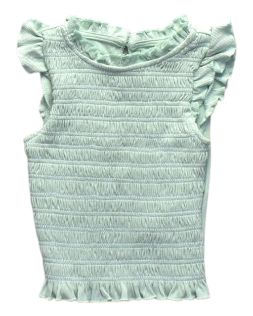 A Green Sleeveless Tops from Gingersnaps in size 12-18M for girl. (Front View)