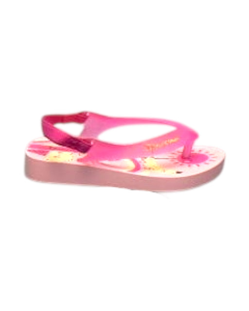 A Pink Sandals from Ipanema in size 12-18M for girl. (Front View)