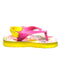 A Multicolour Flip Flops from Havaianas in size 18-24M for girl. (Front View)