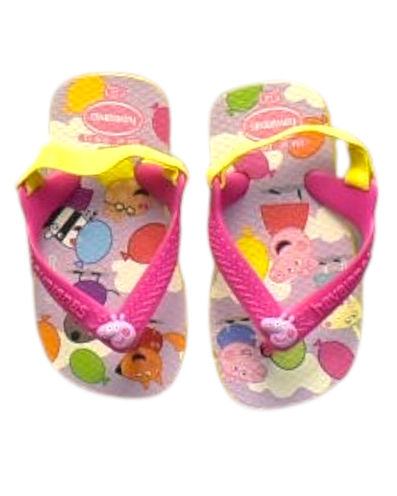 A Multicolour Flip Flops from Havaianas in size 18-24M for girl. (Back View)