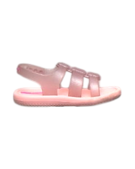 A Pink Sandals from Ipanema in size 12-18M for girl. (Front View)