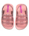 A Pink Sandals from Ipanema in size 12-18M for girl. (Back View)