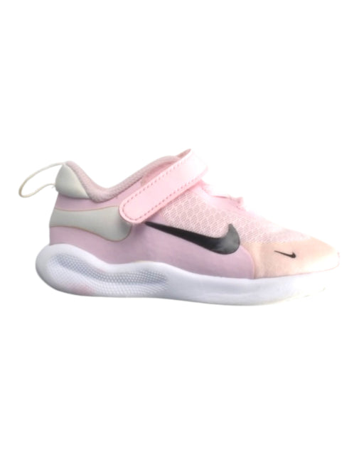 A Pink Sneakers from Nike in size 18-24M for girl. (Front View)