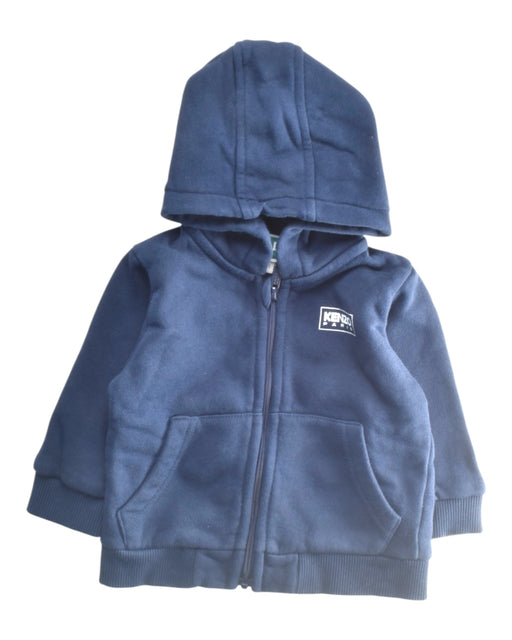 A Navy Hooded Sweatshirts from Kenzo in size 6-12M for boy. (Front View)
