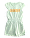 A Green Overall Dresses from Guess in size 4T for girl. (Front View)