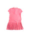 A Pink Short Sleeve Dresses from Petit Bateau in size 8Y for girl. (Back View)