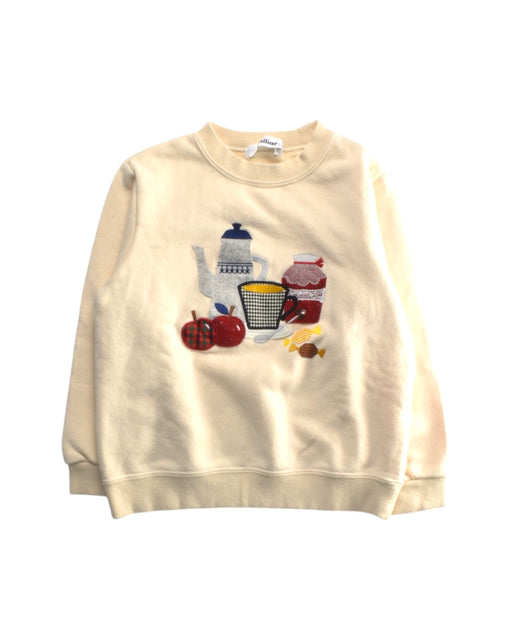 A Multicolour Crewneck Sweatshirts from Familiar in size 4T for girl. (Front View)