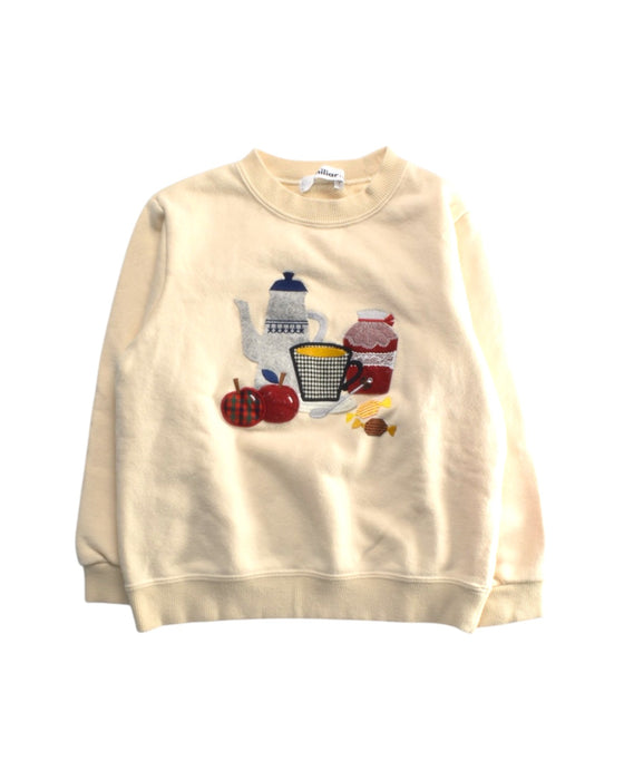 A Multicolour Crewneck Sweatshirts from Familiar in size 4T for girl. (Front View)