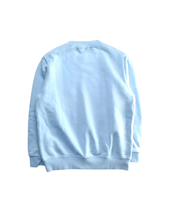 A Blue Crewneck Sweatshirts from Familiar in size 5T for girl. (Back View)