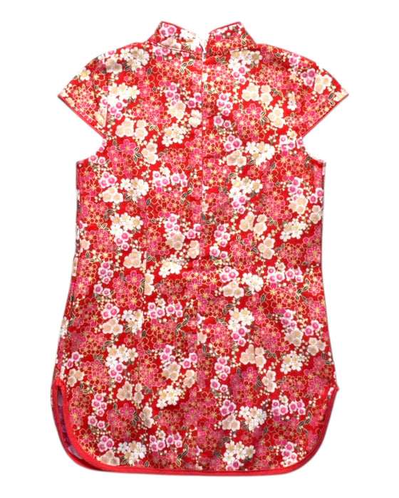 A Multicolour Short Sleeve Dresses from Little Kooma in size 3T for girl. (Back View)