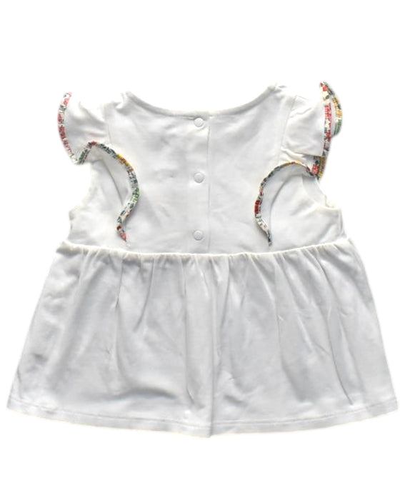 A White Short Sleeve Dresses from Tartine et Chocolat in size 2T for girl. (Back View)
