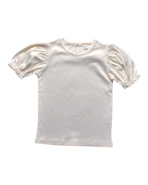 A Ivory Short Sleeve Tops from Jamie Kay in size 2T for girl. (Front View)