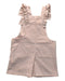 A Pink Overall Shorts from Petite Lucette in size 3T for girl. (Back View)
