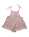 A Pink Sleeveless Rompers from Jellymade in size 4T for girl. (Front View)