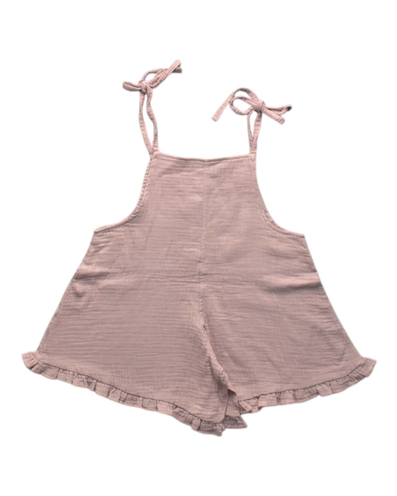A Pink Sleeveless Rompers from Jellymade in size 4T for girl. (Back View)
