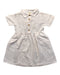 A White Short Sleeve Dresses from Buho in size 3T for girl. (Front View)