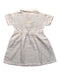 A White Short Sleeve Dresses from Buho in size 3T for girl. (Back View)