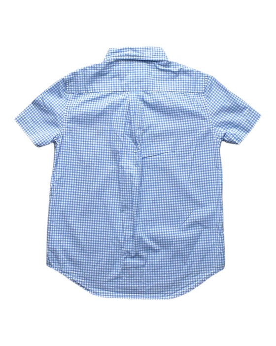A Blue Short Sleeve Shirts from Ralph Lauren in size 7Y for boy. (Back View)