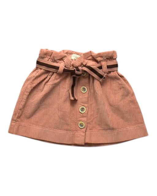 A Peach Short Skirts from Buho in size 3T for girl. (Front View)