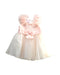 A Pink Sleeveless Dresses from Bonnie Baby in size 6-12M for girl. (Front View)