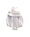 A White Sleeveless Rompers from The Beaufort Bonnet Company in size 0-3M for girl. (Front View)