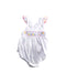 A White Sleeveless Rompers from Classic Whimsy in size 18-24M for girl. (Front View)