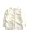 A White Cardigans from Seed in size 6-12M for girl. (Front View)