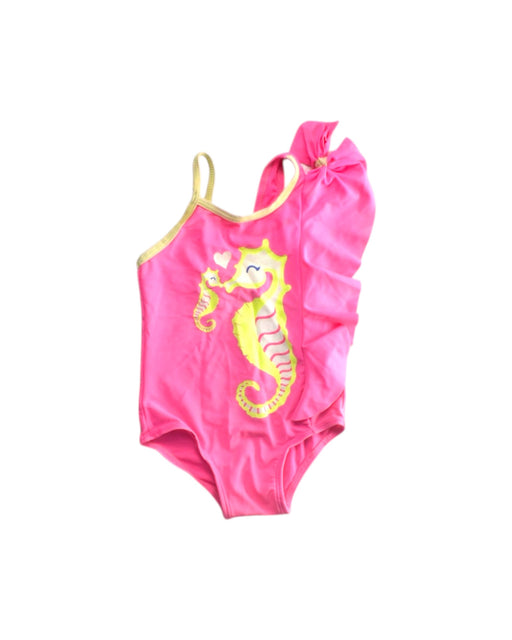 A Pink Swimsuits from Billieblush in size 6-12M for girl. (Front View)