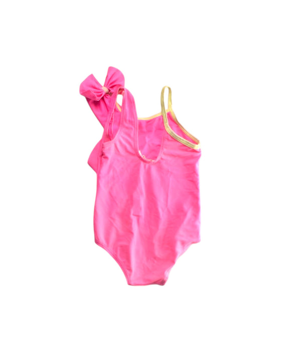 A Pink Swimsuits from Billieblush in size 6-12M for girl. (Back View)