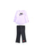 A Purple Leggings Sets from Nike in size 12-18M for girl. (Front View)