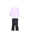 A Purple Leggings Sets from Nike in size 12-18M for girl. (Back View)
