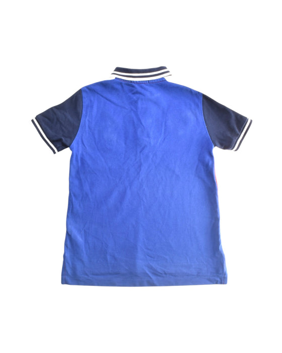 A Red Short Sleeve Polos from Polo Ralph Lauren in size 5T for boy. (Back View)