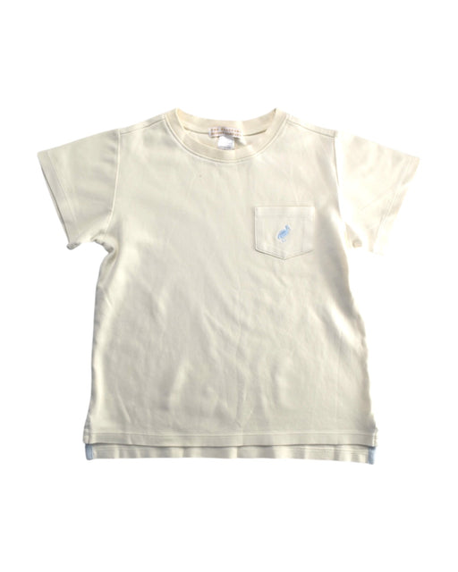 A White Short Sleeve T Shirts from The Beaufort Bonnet Company in size 7Y for boy. (Front View)
