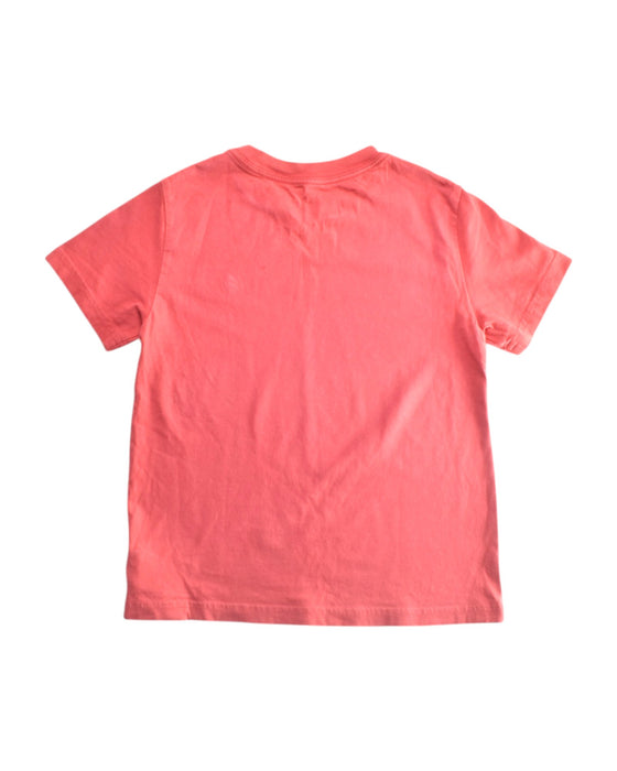 A Pink Short Sleeve T Shirts from Polo Ralph Lauren in size 5T for boy. (Back View)